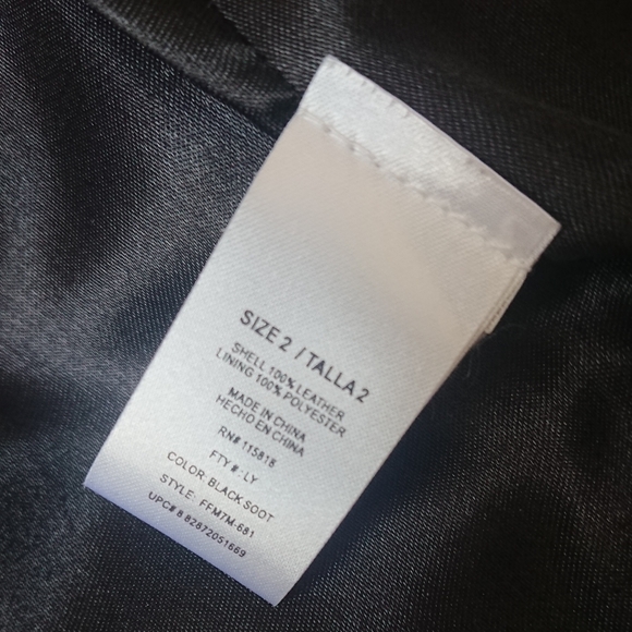 Metro 7 | Vintage Leather Jacket Sz2 - Picture 5 of 8